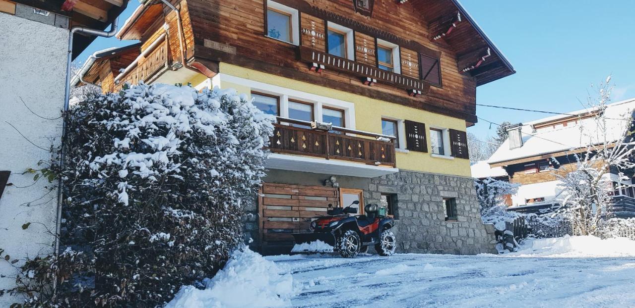 Chambre Independante Avec Salle De Bain Independante Au Rdc D Un Chalet A 25 Kms Chamonix Сен-Жерве-ле-Бен Екстер'єр фото